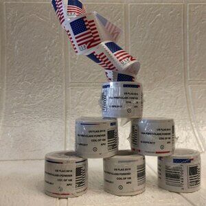 1000 forever stamps of 2018 Mail U.S.A. Flag Postage
